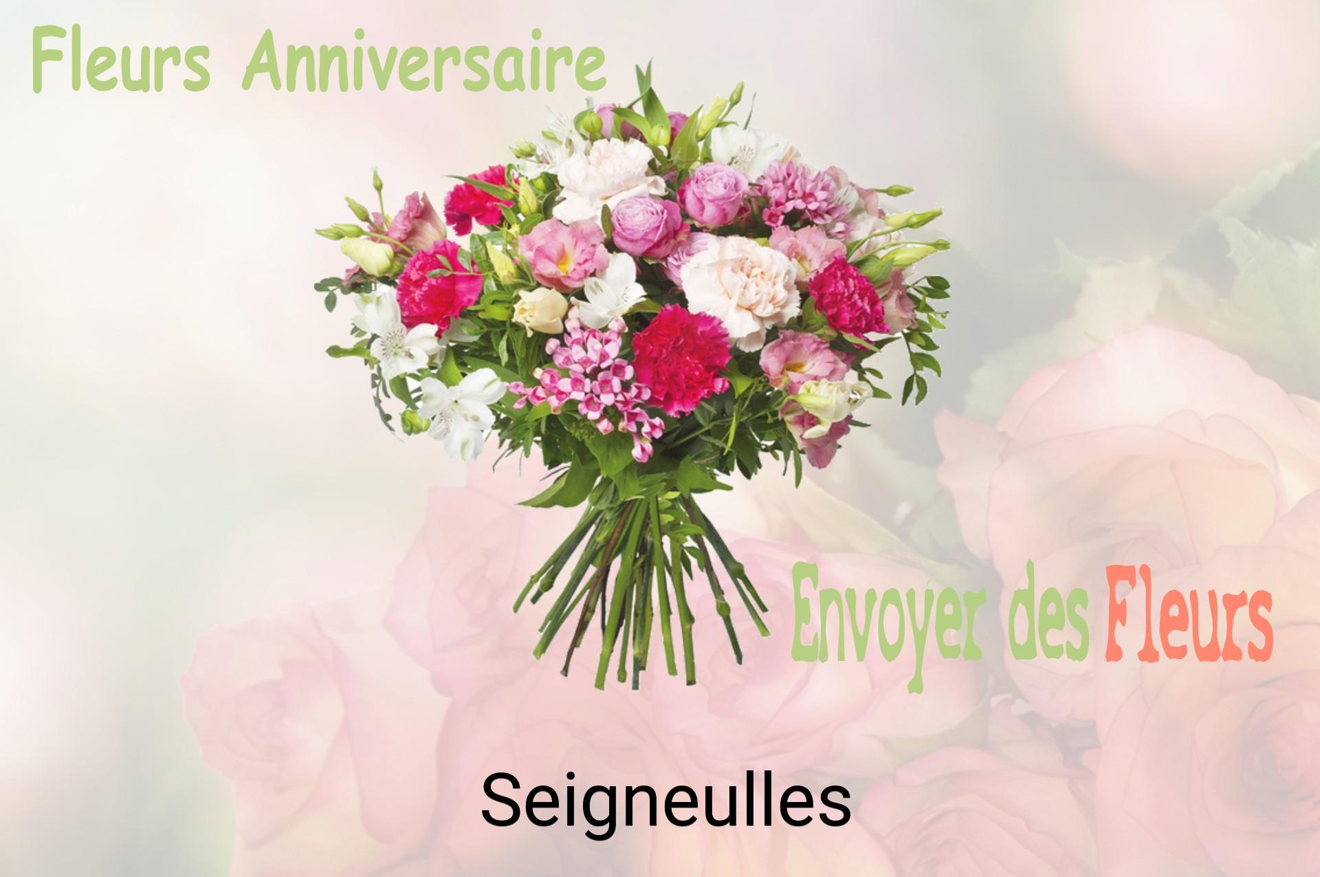 Bouquet de fleurs d’anniversaire livré à Seigneulles