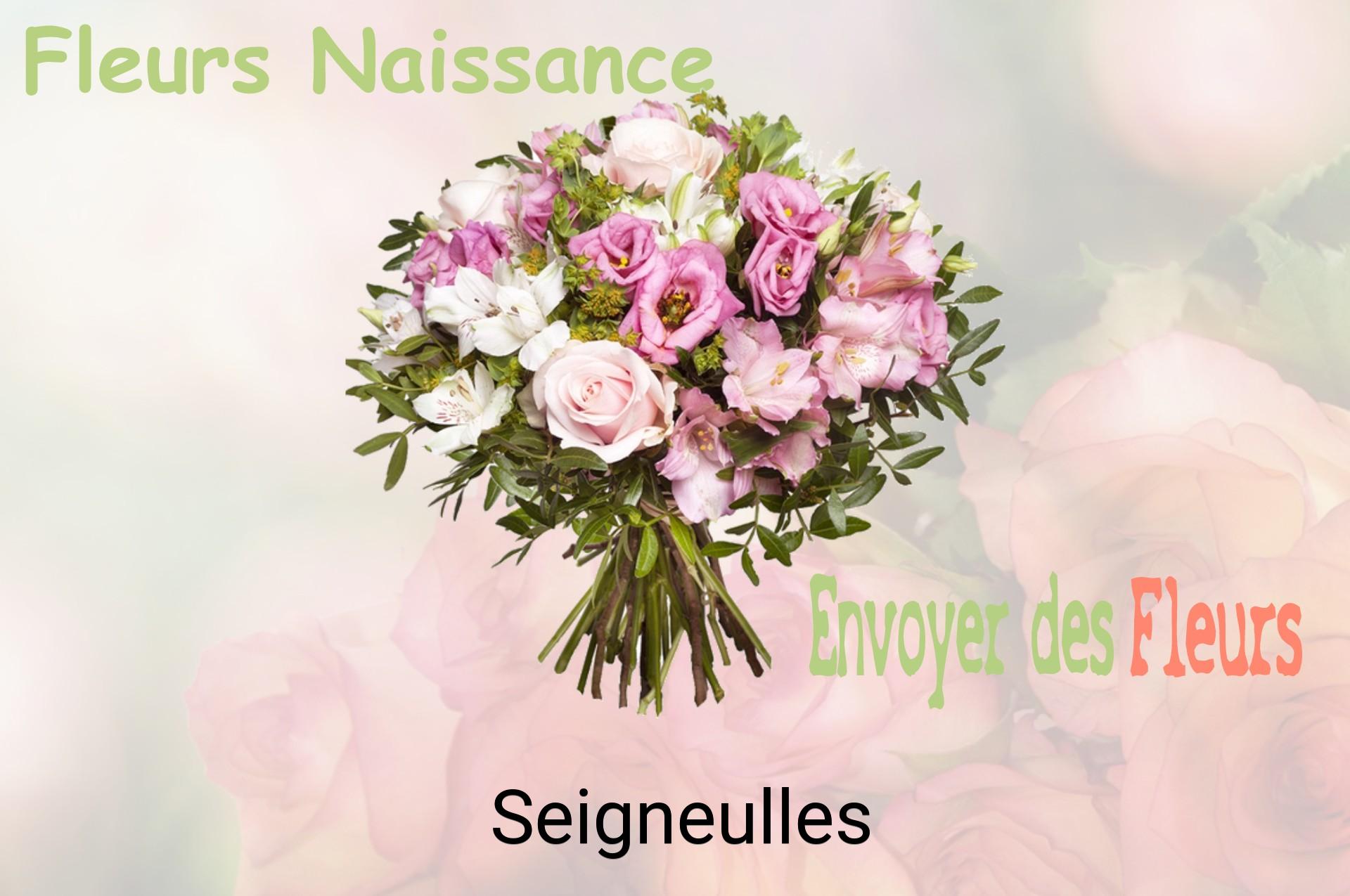 Bouquet de fleurs de naissance livré à Seigneulles